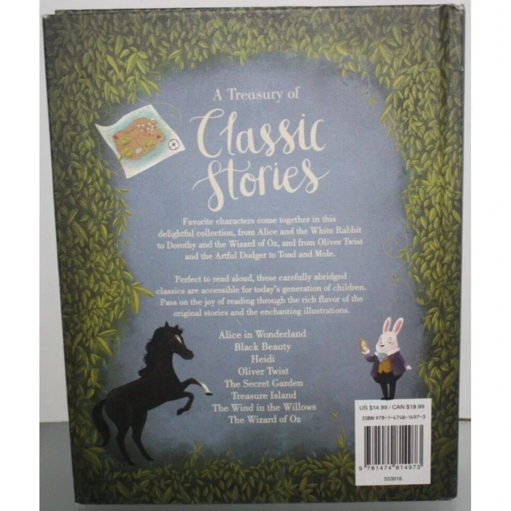 A Treasury of Classic Stories..... 8 Stories Hardcover Children's Book VGUC